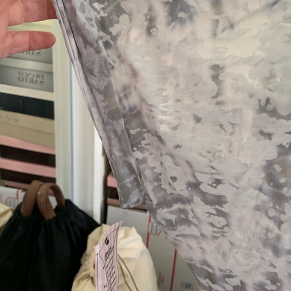 NWT Awake Burnout Embellished Neckline Blouse - Picture 3 of 4